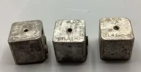 Stl41-0-8 Alcon Used Lot Of 3 Industrial Block Lugs