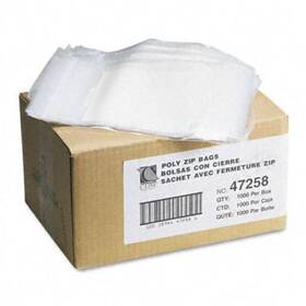 C-line Products 47258 C-line Write-on Small Parts Bags - 8 Inch X 5 Poly 1000 / Box