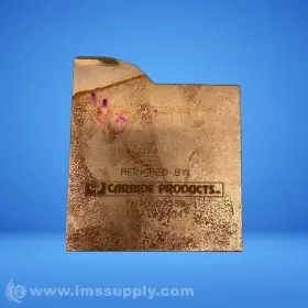 2099152 Carbide Products Inc Machined Metal Block 3 Inch X Rsip