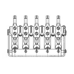 Conductix Wampfler 081106-3342 Current Collector 0811 3p1ph 55a Mfgd