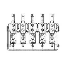 081106-4001 Conductix Wampfler Current Collector 0811 4p1pe 40a Mfgd