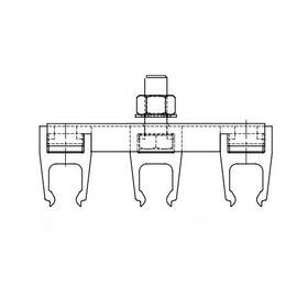 Conductix Wampfler Xa-100p3-1 Saf-t-bar C Series Hanger Clp Mfgd