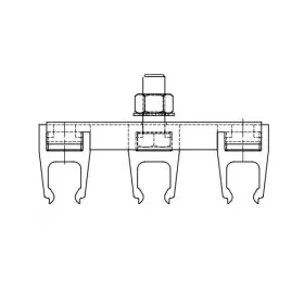 Xa-100p3-1 Conductix Wampfler Saf-t-bar C Series Hanger Clp Mfgd