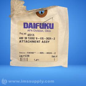 Daifuku 400-39-tx00216-405-3026-2 400-39tx00216-405-3026-2 Attachment Assembly Usip
