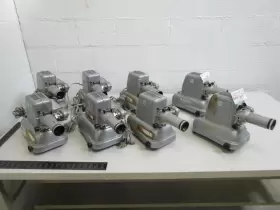 T90606 Edl V-45-p Lot Of 8 Vintage Projectors