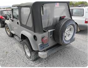 Fametrade Llc Et136tdf001 Jeep Wrangler Tj Soft Top 1997 2006 Kojem 2 Door Black Vinyl With Windows