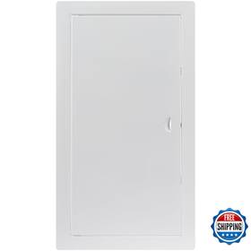 Hvac Ov B0d9xzjhlf 8 X 16 Inch Metal Access Panel For Drywall - White Rectangular Plumbing