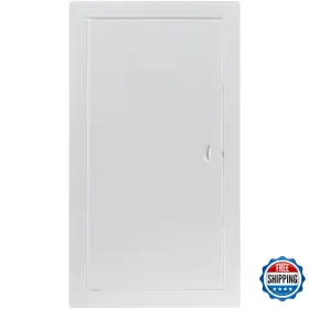B0d9xzjhlf Hvac Ov 8 X 16 Inch Metal Access Panel For Drywall - White Rectangular Plumbing