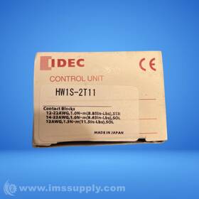 Idec Hw1s-2t11 Contact Blocks Fnob