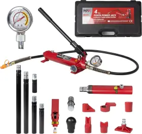 Max0004g Maxority 4 Ton 8800 Lbs Capacity Porta Power Jack Hydraulic Ram Auto Body Frame Collisi