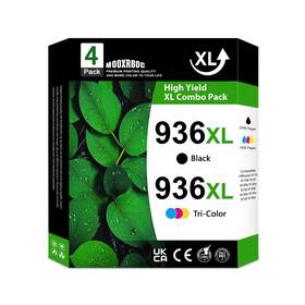 Mooxrbog 936xl 936e Ink Cartridges High-yield Compatible 936 Cartridge Replac