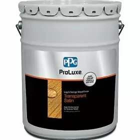 Ppg 056198656017 Proluxe Cetol Log And Siding Wood Finish Satin Teak Liquid 5 Gal Pail