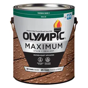 79602a Ppg-olympic/deft 79602a/01 Maximum Solid Tintable Semi-gloss White Base 2 Acrylic Latex Stai