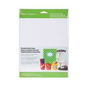 Provo Craft 2002530 Explore Printable Sticker Paper 8.5 X 11 White 10/pack