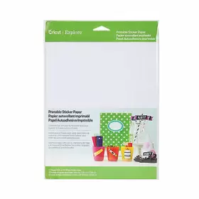 2002530 Provo Craft Explore Printable Sticker Paper 8.5 X 11 White 10/pack