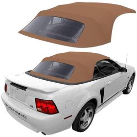 Sierra Auto Tops & Seats 10-11-mus-9404 And Convertible Top For 1994-2004 Ford Mustang - Saddle