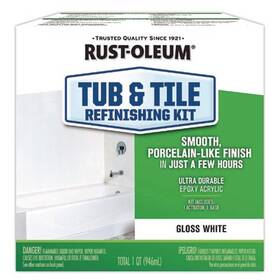 Sim Supply Blocked Brand 020066024185 Specialty Tub And Tile Refinishing Kit Gloss White Quart 384165 Corporation