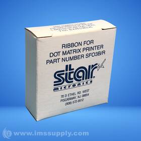Star Micronics Sf03b/r Nylon Ribbons Black/red Fnfp