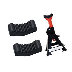Strendier Fikfzd3322bl-2pcc 2 Pcs 2-3 Ton Jack Stand Pads For Car Anti-slip Rubber Floor Pad Load-