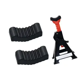 Fikfzd3322bl-2pcc Strendier 2 Pcs 2-3 Ton Jack Stand Pads For Car Anti-slip Rubber Floor Pad Load-