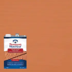 Thompsons Waterseal 032053438516 Waterproofing Wood Stain And Sealer Solid Natural Cedar 1 Gal Natura