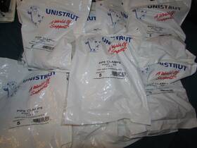 Unistrut P1431 10 Bags Of 2 Inch Pipe Clamps Thin Wall Conduit 5 Clamp Bag