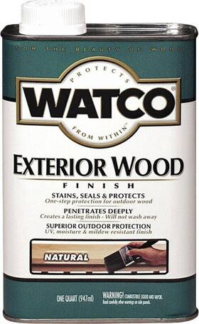 Watco 026748067747 67741 Wood Finish Natural Liquid 1 Qt Can