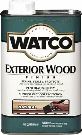 67741 Watco 026748067747 Wood Finish Natural Liquid 1 Qt Can