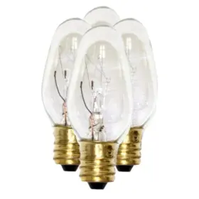 047944 Westinghouse 04794 Incand C7 Bulb 4w Clr4pk By Mfrpartno