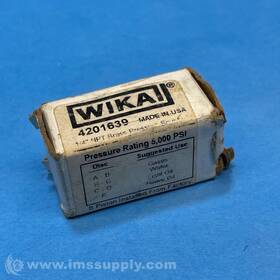 Wika 4201639 Brass Pressure Snubber Fnob
