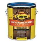 Cabot Wood Stain Sealer Semi Transparent Oil Cordovan Leather Exterior 1 Gal New. Price: $84.30.
