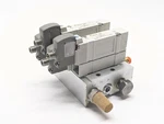 Smc SS5Y5-41-04-01N Bar Manifold W/ 4) SY5140-5WO Used. Price: $134.99.