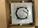 Legrand RFB4E-OG / RFB4EOG Series Four-compartment On-grade Box Used. Price: $250.00.