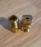 Spraying Systems 8110S2520 Brass Nozzle 1/4" Npt Angle Orifice (2 Pc) Open. Price: $18.00.