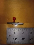 Bob Revolution Stroller Front Wheel Tire Lock Red Ball Screw W/ Pin Spring Used. Price: $10.00.