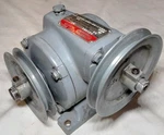 Dayton Right Angle Reducer 58:1 4.5" Pulleys 2Z306B Used. Price: $275.00.