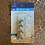 Westinghouse Night Light Bulb Candelabra 2 In. Clear 04794 New. Price: $8.99.