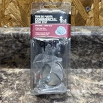 Tell DT100033 Aluminum Satin Chrome Silver Floor Mount Door Stop In. New. Price: $8.99.