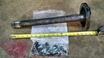 Toyota 5FBCU15 Axle Assembly Differential Shaft Splined Used. Price: $148.00.