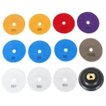 For Granite Concrete Marble 12PCS 4 Inch Diamond Polishing Pads Wet Dry Set Kit New. Price: $16.30.