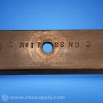 Nitta Machined Metal Mounting Plate 12" X 1" Usip Used. Price: $26.40.
