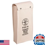 Klein Tools 5124-15 Glove Bag 15-INCH Long No. 10 Canvas Expansion Gusset And New. Price: $65.77.