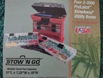 New 1354 Model Plano Durab Plastic Storage 11X10IN/ORGANIZER W/4BOXES, Stow Go. Price: $43.50.