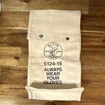 Klein Tools 5124-15 Canvas Bag Beige With Metal Hook New. Price: $34.99.