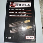 Lot Of 2 Best Welds LC-40 Cable Connectors Kit New. Price: $24.00.