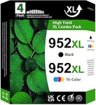 Mooxrbog 952XL High-yield Ink Cartridges 4-PACK For Hp Officejet Pro New. Price: $87.97.